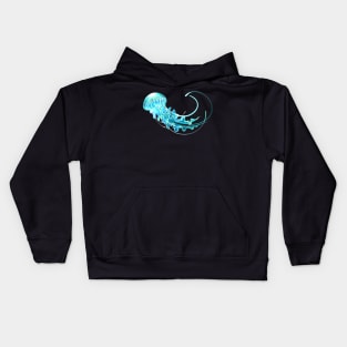 Big Luminous Jellyfish Kids Hoodie